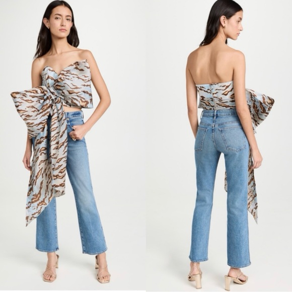 Zimmermann Tops - Zimmermann Matchmaker Bow Bodice Top